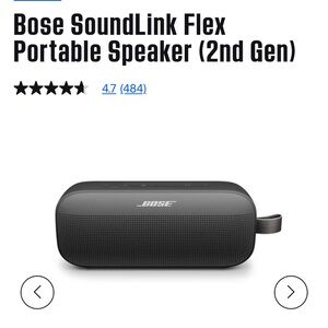 Bose SoundLink Flex 2nd Gen Portable Speaker - Black